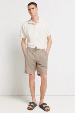 Bermuda coupe slim confortable en lin