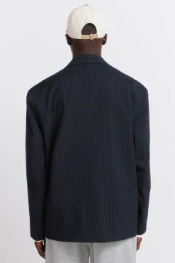 Blazer &agrave; rayures diplomates