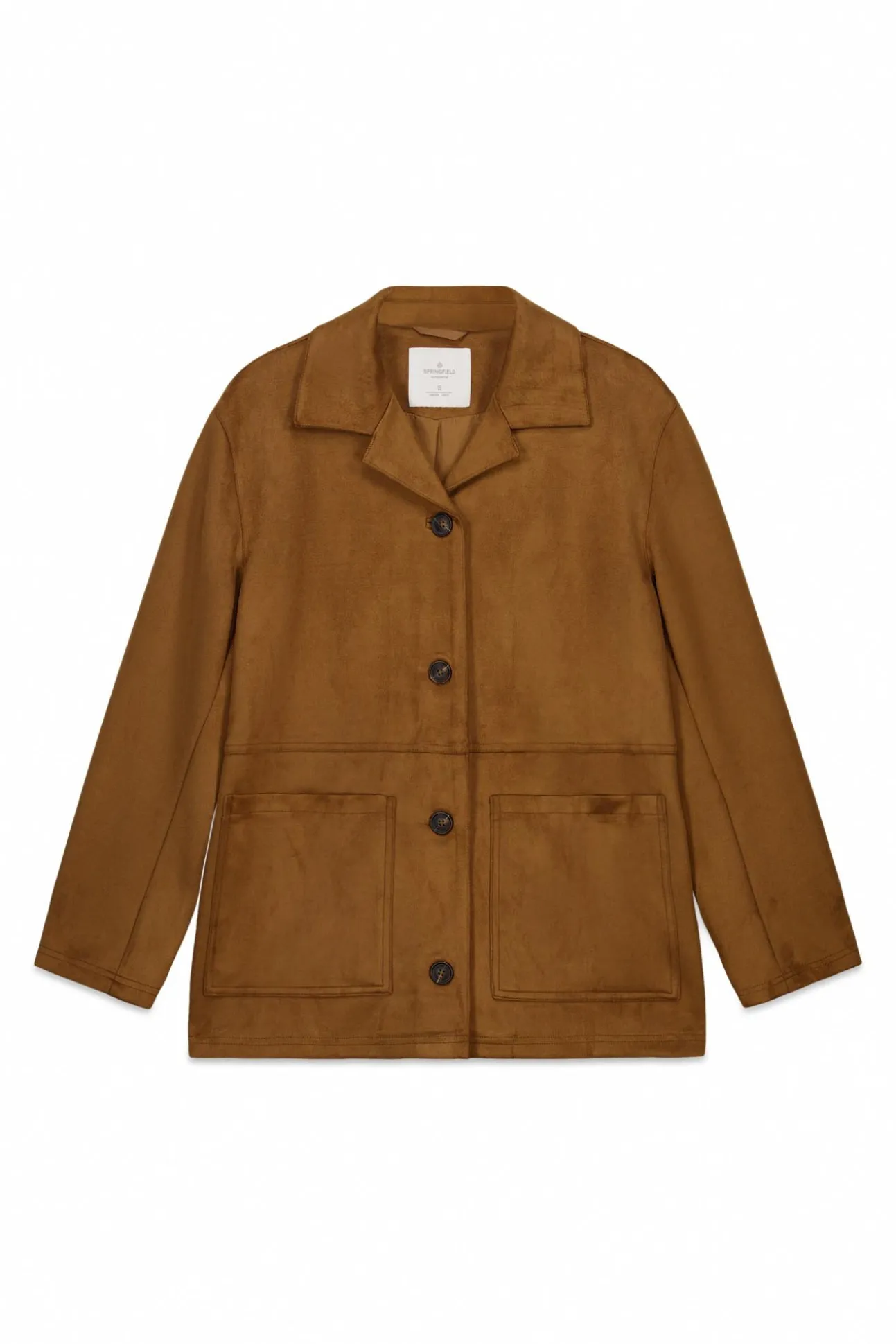 Blazer en daim synthétique