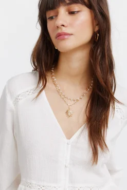 Blouse romantique blanche
