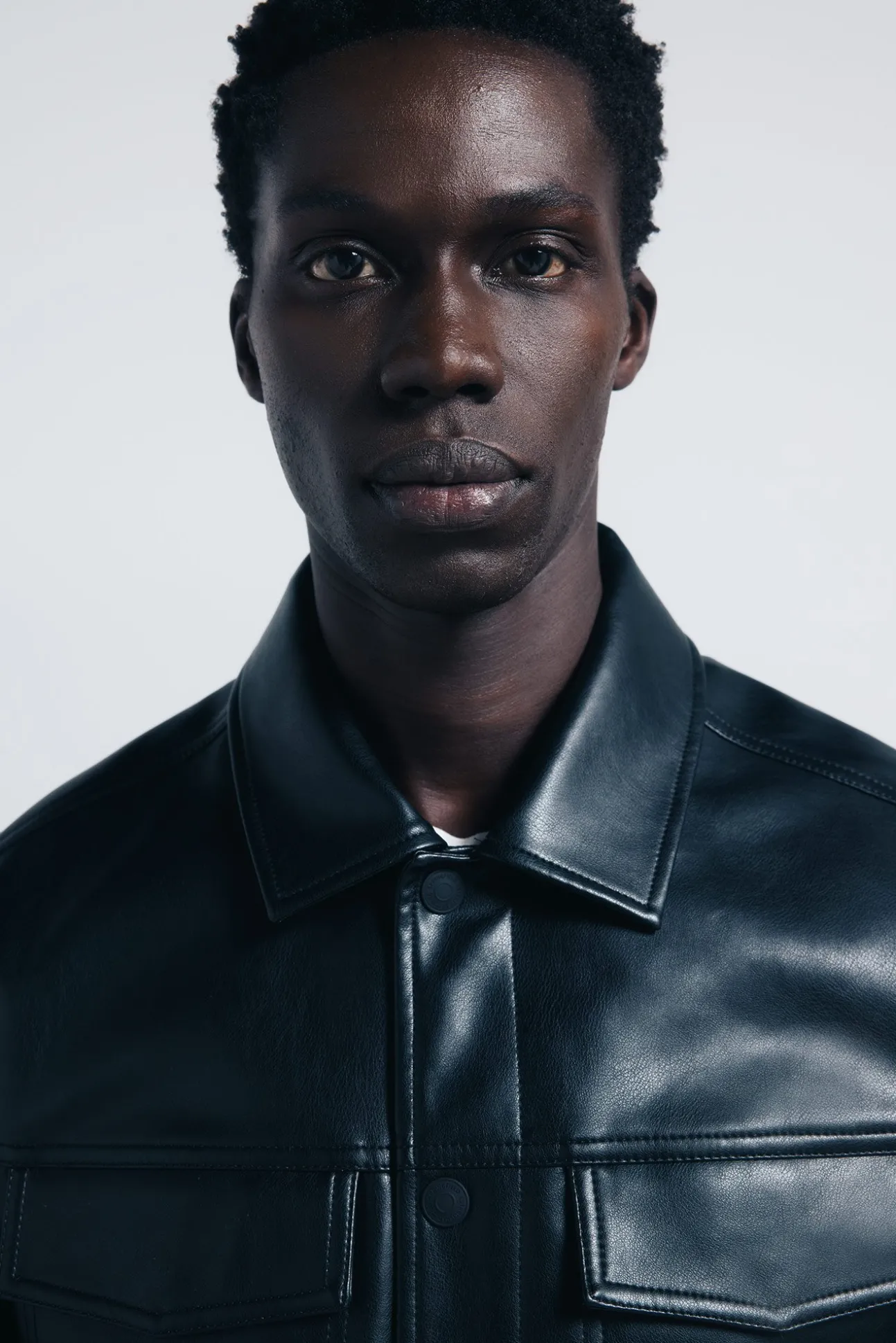 Blouson effet cuir