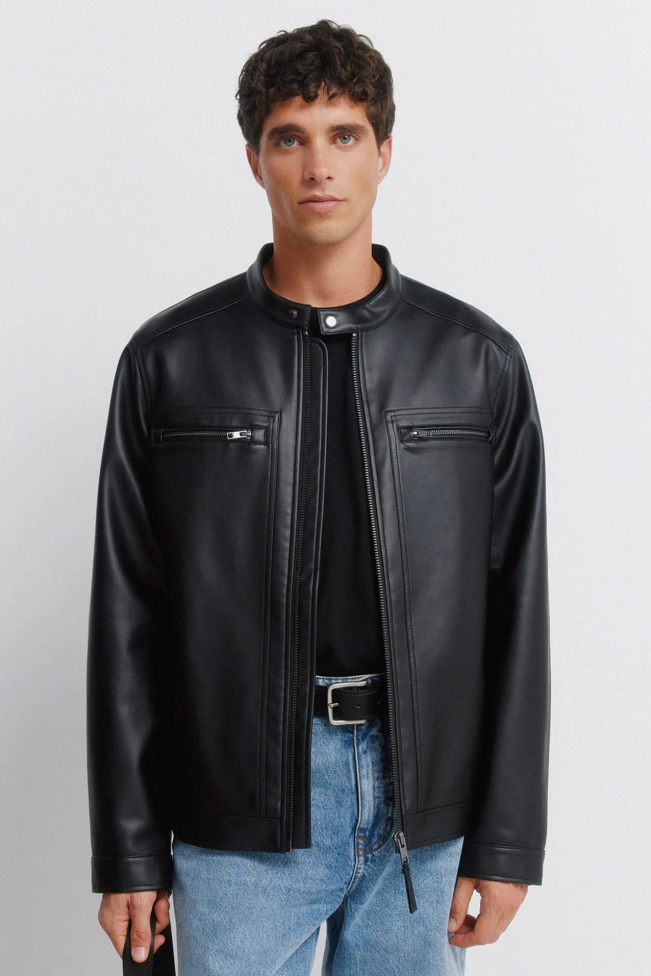 Blouson effet cuir
