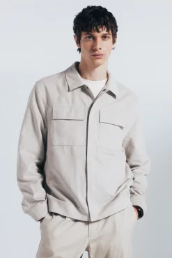 Blouson effet daim