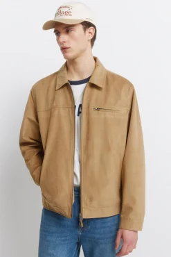 Blouson effet daim