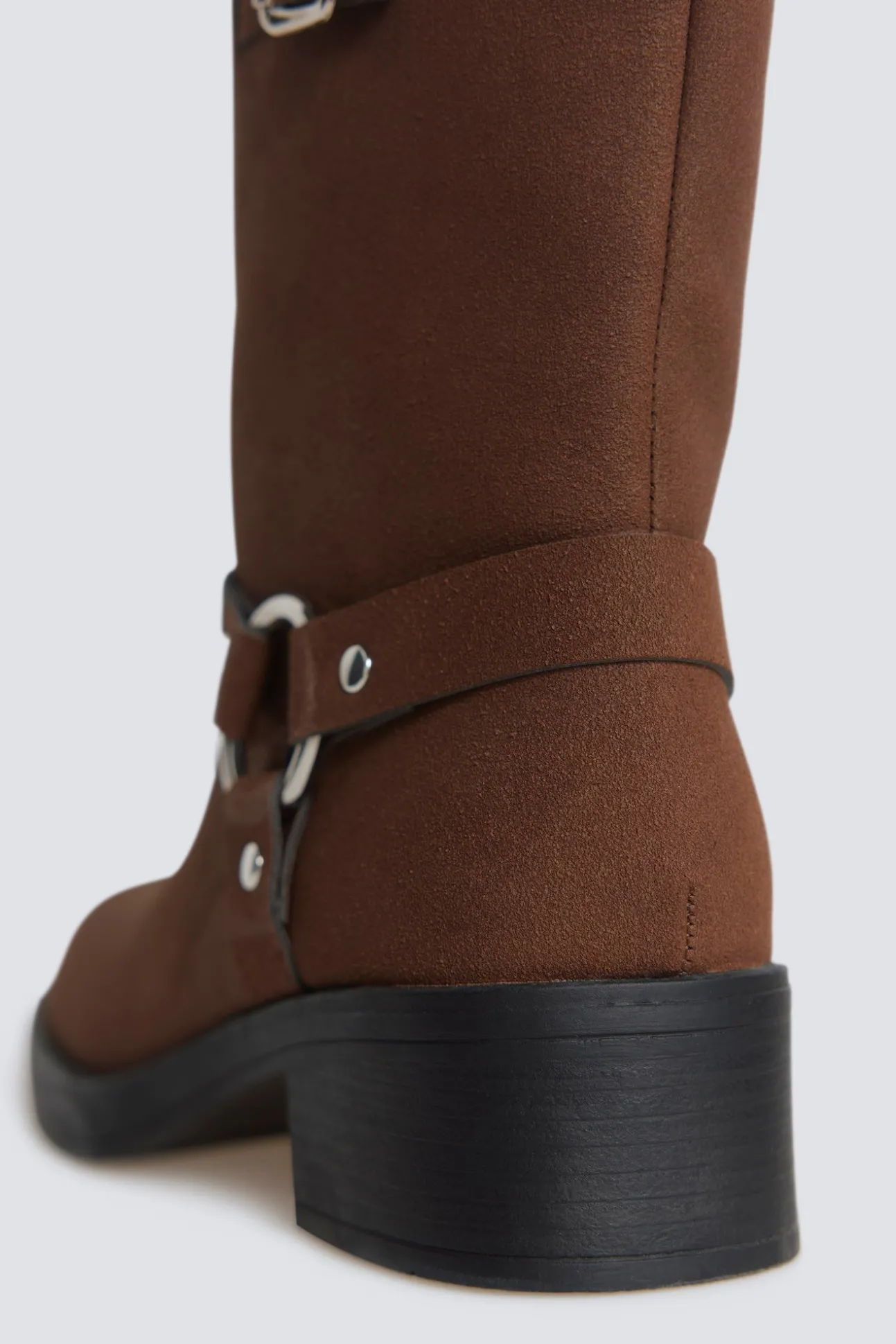 Botte biker marron