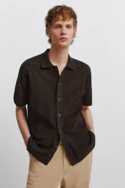 Cardigan à feuilles