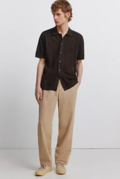 Cardigan &agrave; feuilles