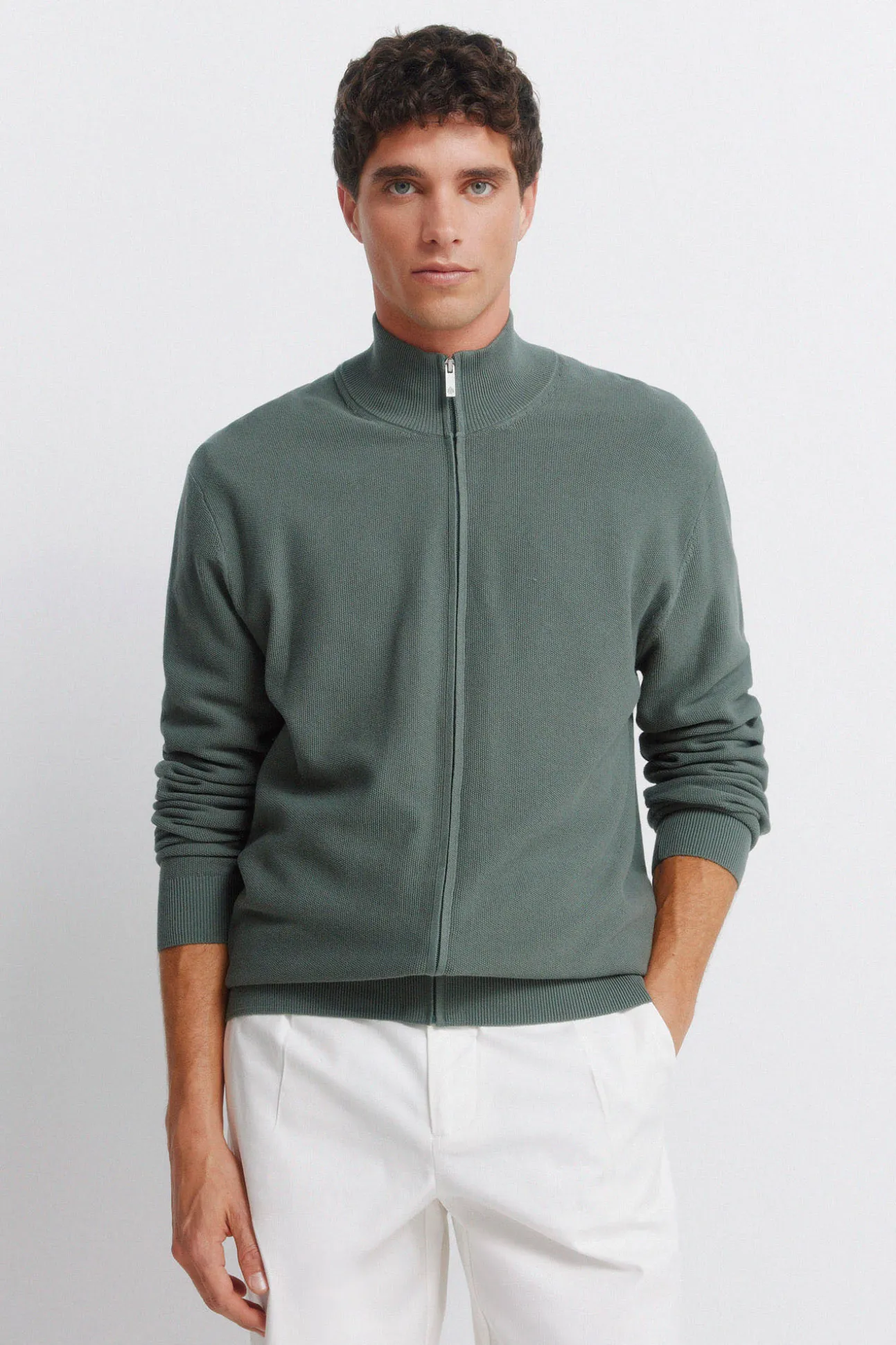 cardigan structuré uni