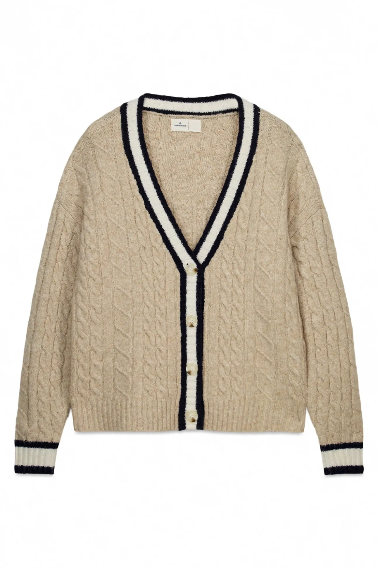 Cardigan torsadé