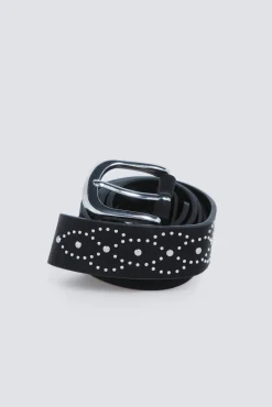 Ceinture &agrave; frise et clous