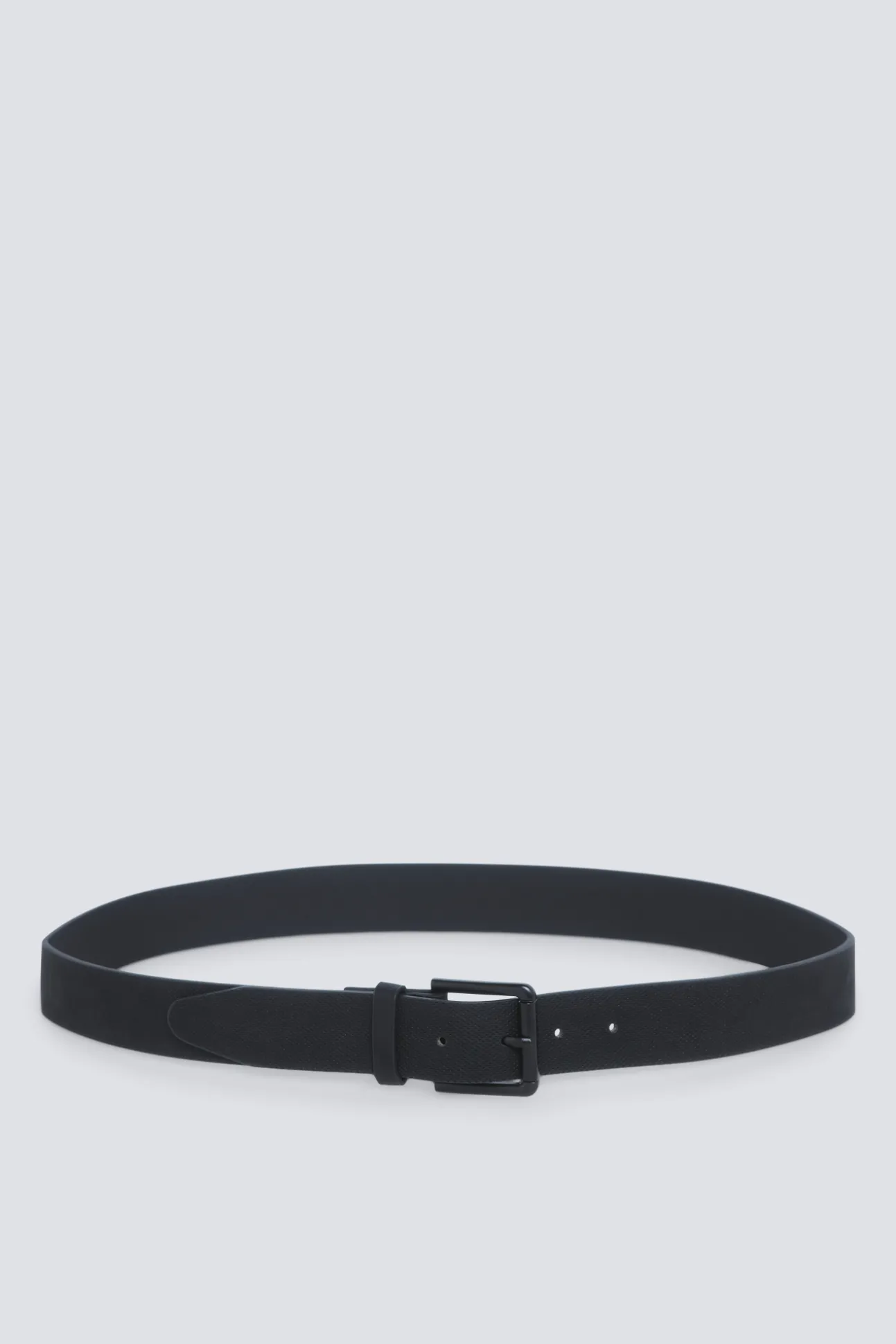 Ceinture effet cuir boucle métallique