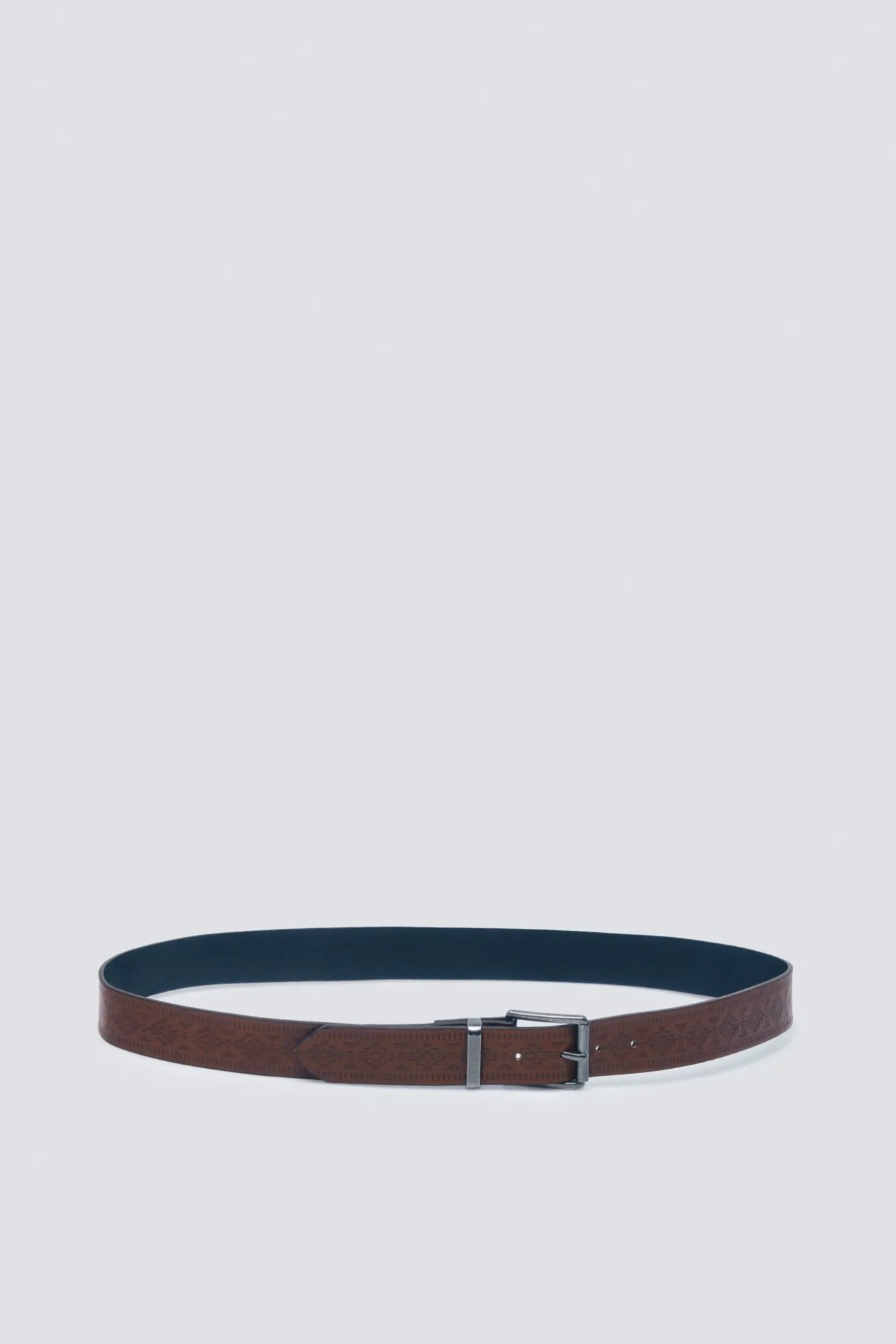 Ceinture effet cuir ethnique