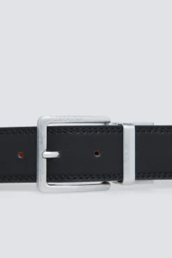 Ceinture effet cuir r&eacute;versible