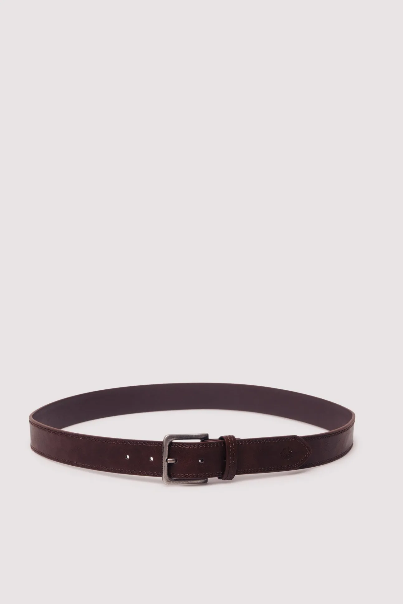 Ceinture effet cuir surpiqûres