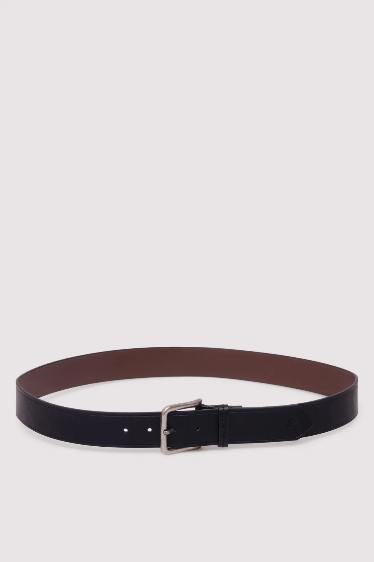 Ceinture effet cuir surpiqûres