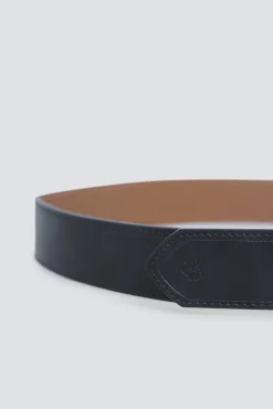 Ceinture effet cuir surpiqûres