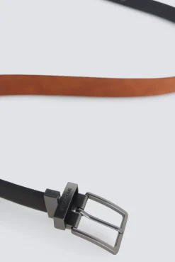 Ceinture r&eacute;versible micro-perfor&eacute;e
