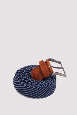 Ceinture tress&eacute;e bicolore