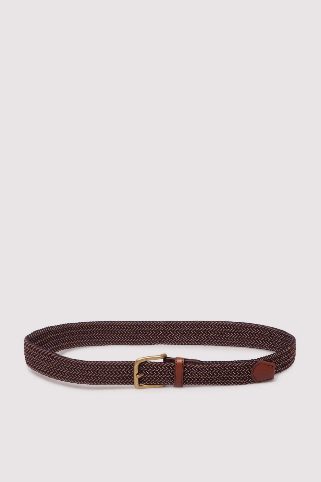 Ceinture tressée multicolore