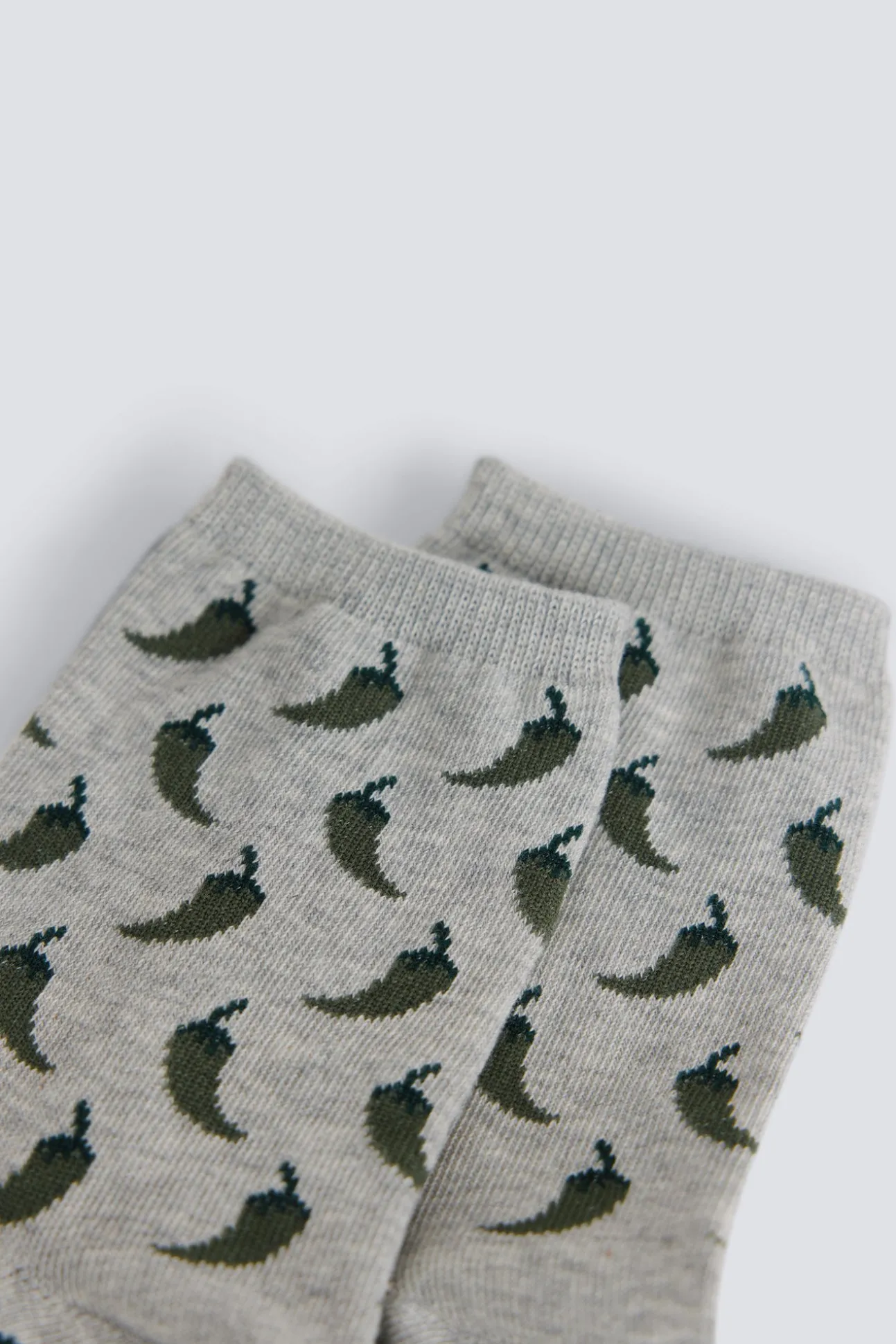 Chaussette longue à motifs poivrons