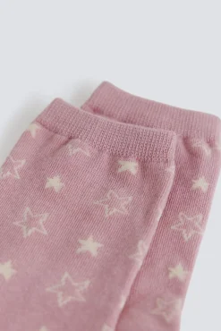 Chaussette longue &agrave; &eacute;toiles