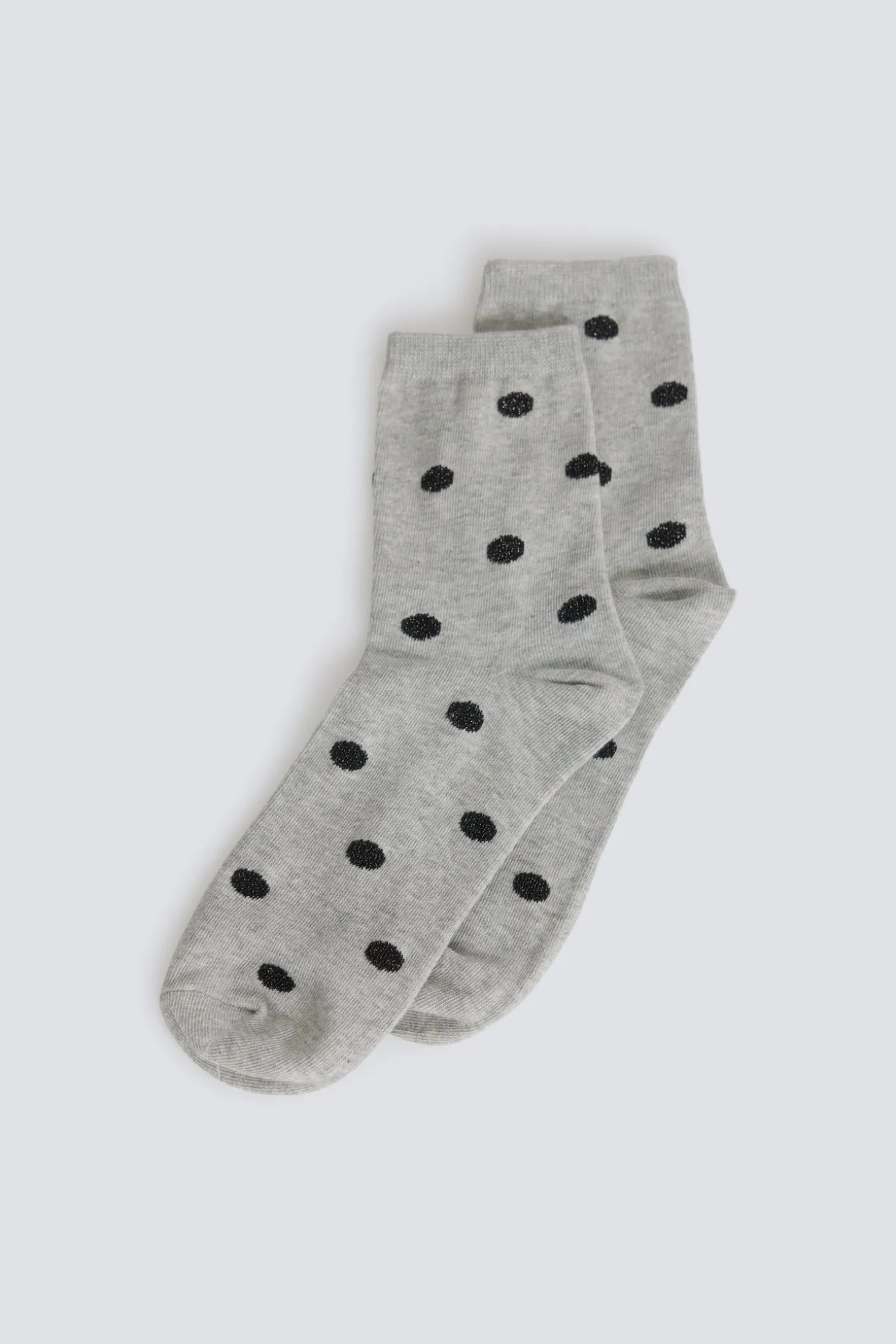 Chaussette longue à pois