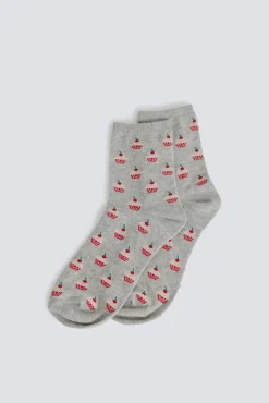 Chaussette longue cupcake