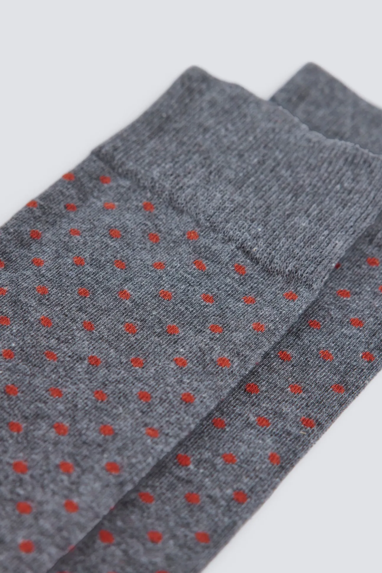Chaussette longue micro à pois