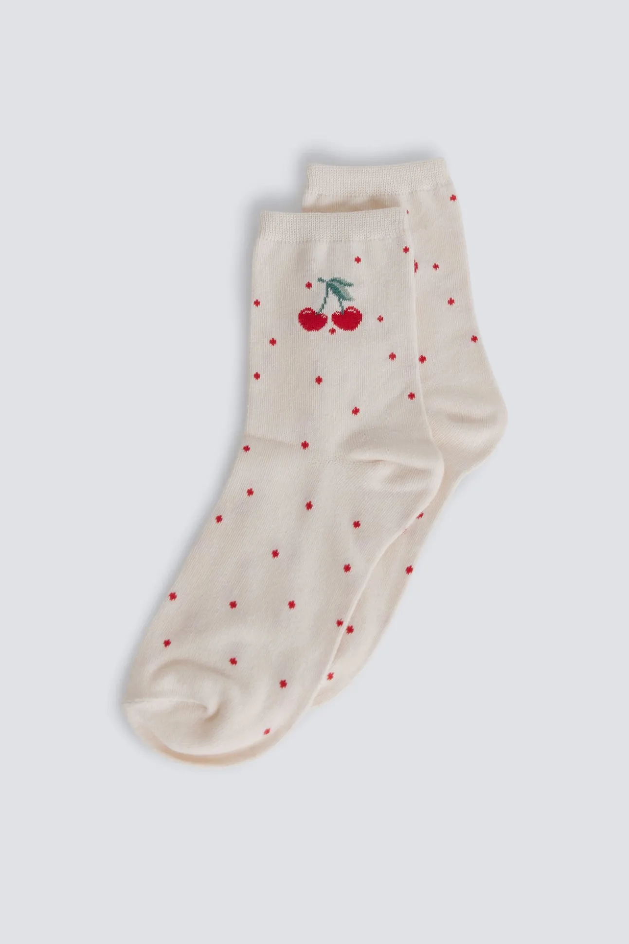 Chaussettes longues à cerises