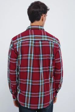 Chemise &agrave; carreaux tartan