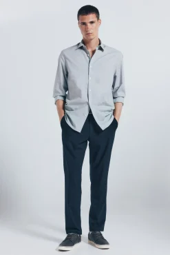 Chemise en coton avec bordure