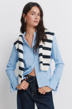 Chemise en coton cintrée