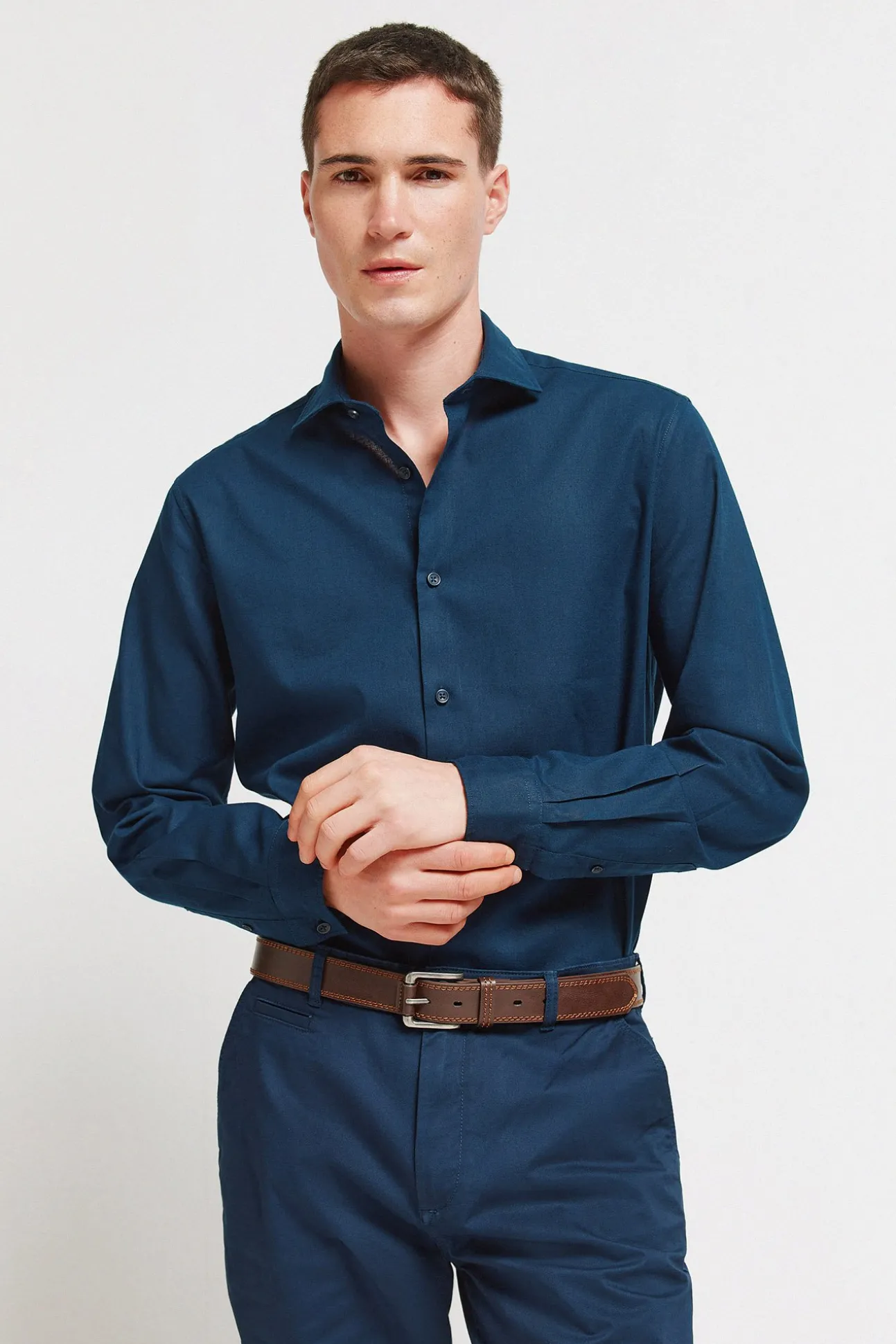 Chemise habillée en lin
