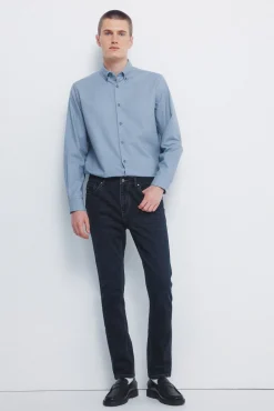 Chemise habillée structurée bicolore