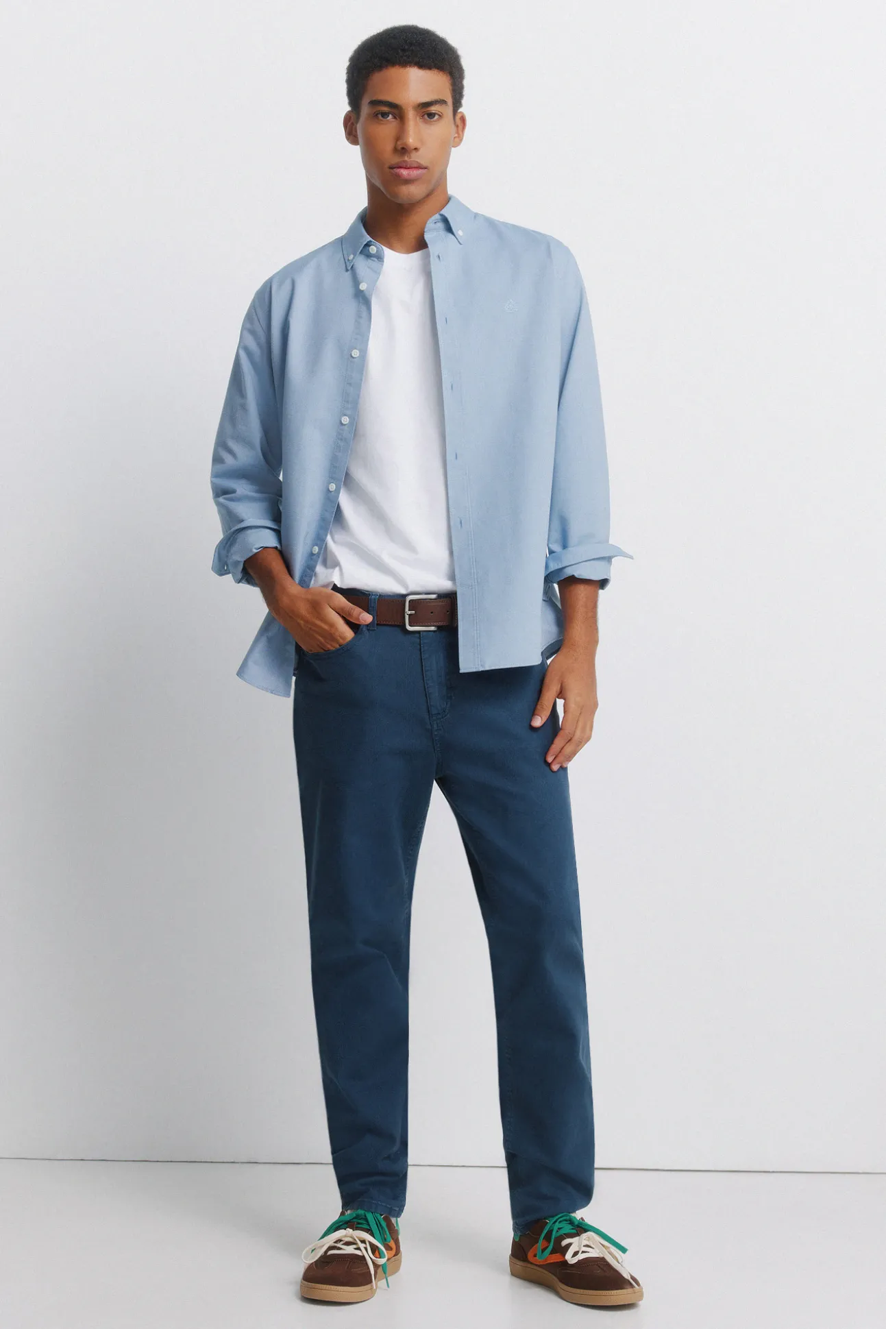 Chemise infroissable en oxford