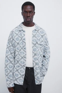 Chemise jacquard ethnique