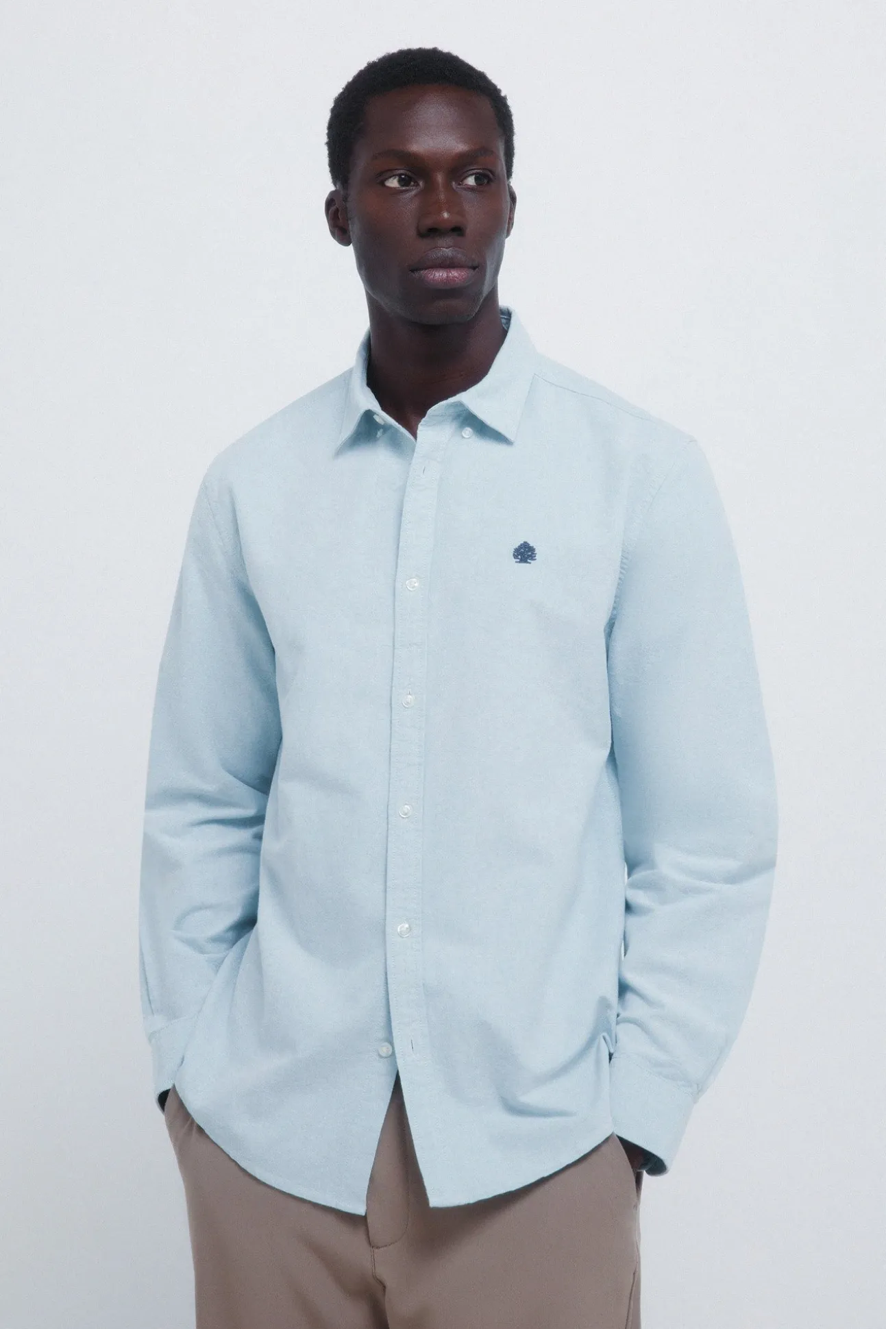 Chemise oxford à coudières