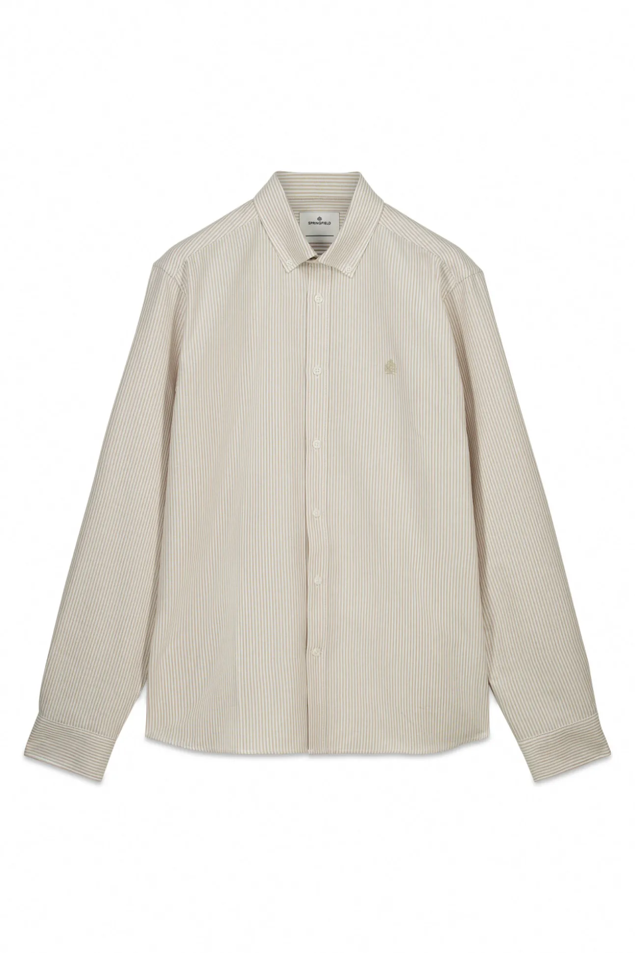 Chemise oxford à rayures infroissable
