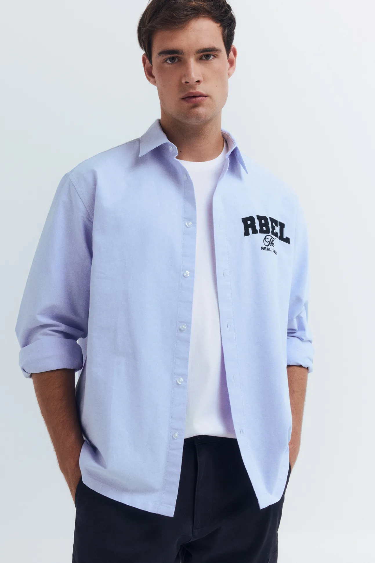 Chemise Oxford brodée
