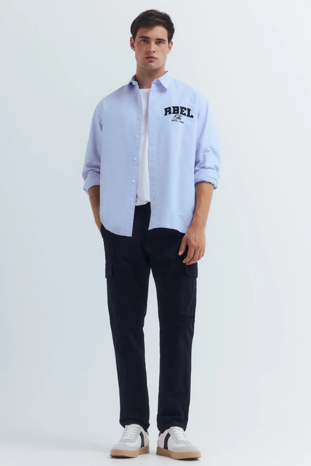 Chemise Oxford brodée
