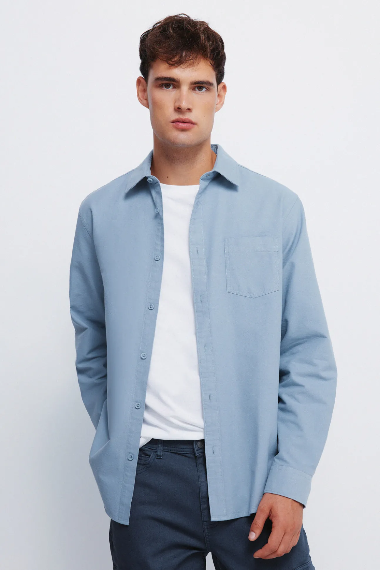 Chemise Oxford colorée