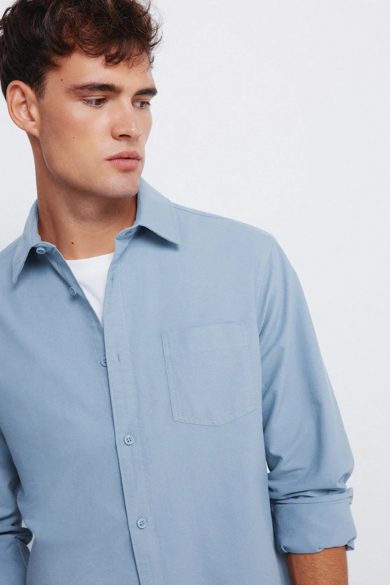 Chemise Oxford colorée