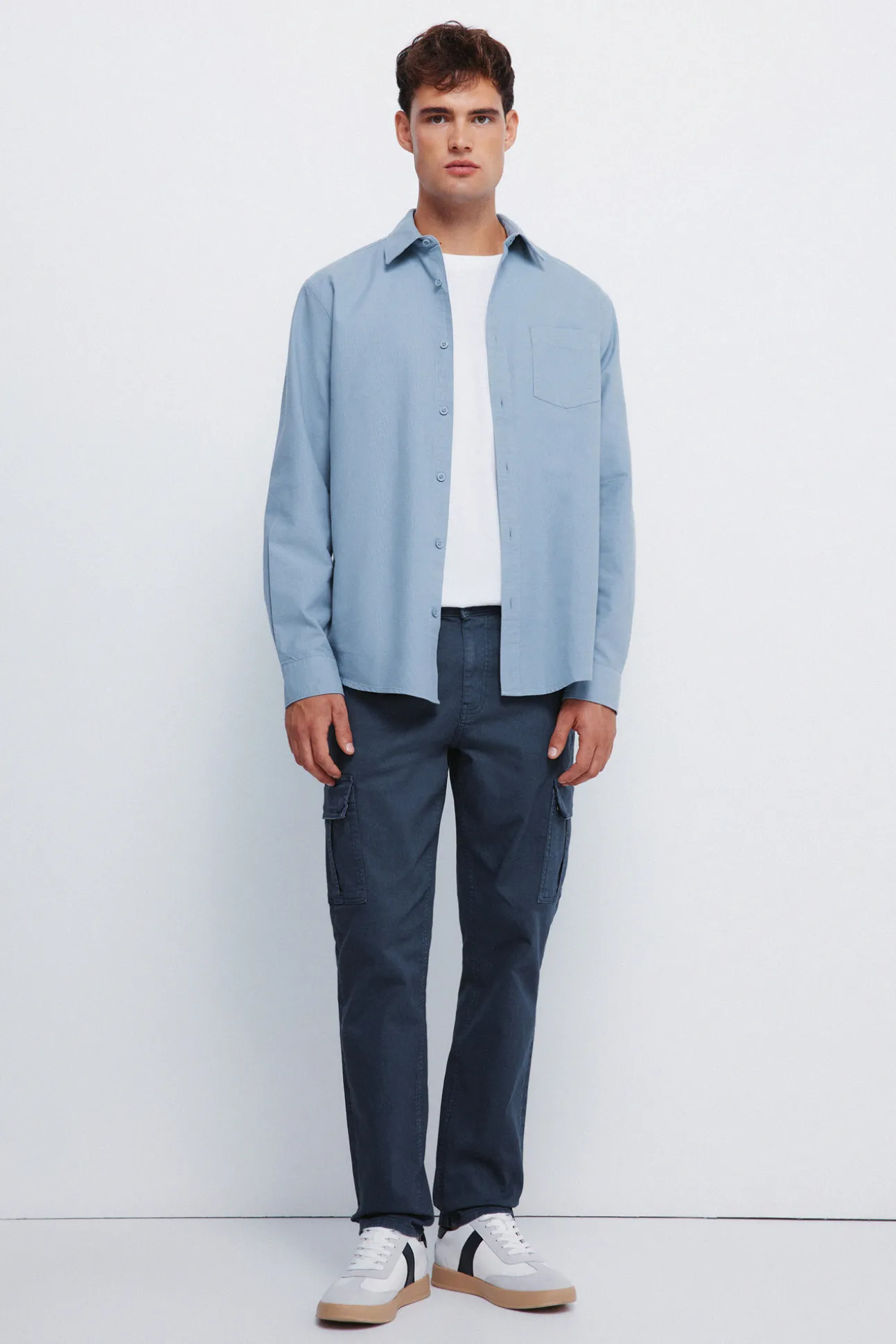 Chemise Oxford colorée