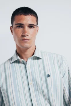 Chemise Oxford rayures