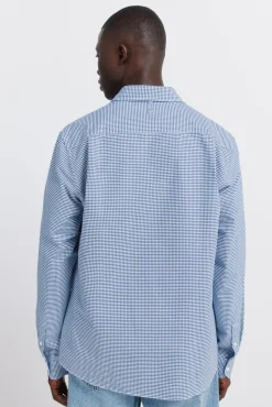 Chemise oxford vichy infroissable