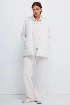 Gilet à capuche en polyester recyclé