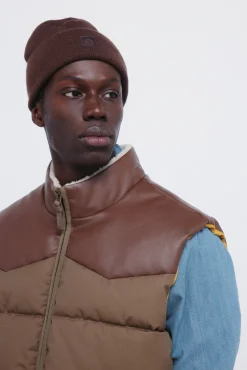 Gilet matelass&eacute; contrast&eacute;