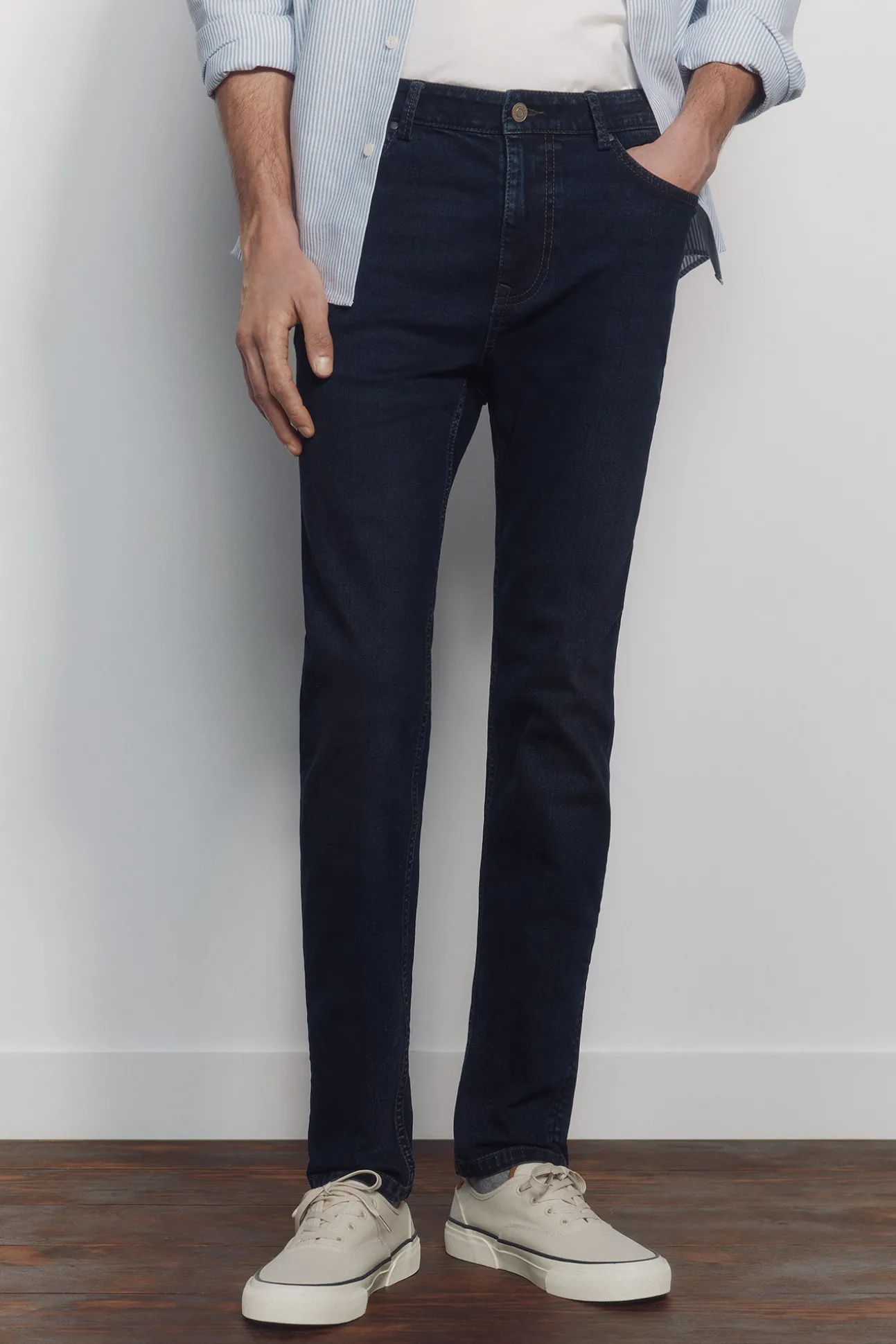 Jeans bleu très foncé skinny