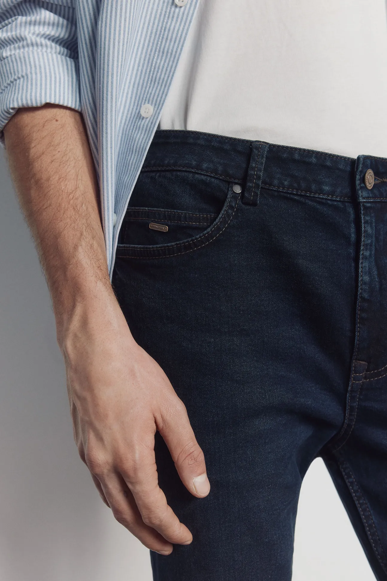 Jeans bleu très foncé skinny