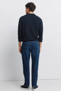 Jeans d&eacute;lavage fonc&eacute; slim fit